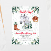 Groen Jongen Paard Verjaardagsfeestje Kaart