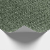 Groen jute cadeaupapier (Hoek)