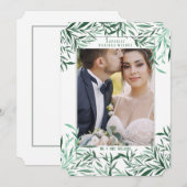 Groen kader foto kaart (Voorkant / Achterkant)