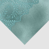 Groen kant bruidsdouche voor Robin Ei Tissuepapier (Detail)