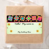 Groen kantelen blokkeren Kantel Naam tag Etiket (Insitu)