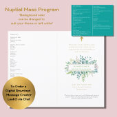 Groen Katholiek Huwelijk Nuptiale Mis