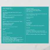 Groen Katholiek Huwelijk Nuptiale Mis (Achterkant)