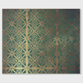Groen Keltisch Cadeaupapier (Vlak)