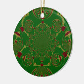  Groen Keramisch Ornament (Links)