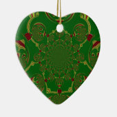  Groen Keramisch Ornament (Rechts)