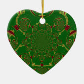  Groen Keramisch Ornament (Voorkant)