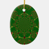  Groen Keramisch Ornament (Voorkant)
