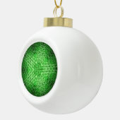 GROEN KERAMISCHE BAL ORNAMENT (Rechts)