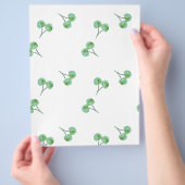 Groen Kersenpatroon Flyer (Hand)