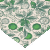 Groen Kerst Holly Tafelkleed (Gekanteld)