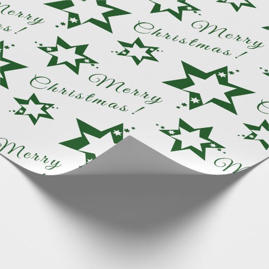 Groen Kerst Inpakpapier (Hoek)