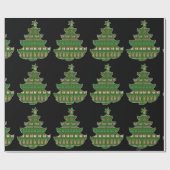 Groen kerstboompapier voor geschenken cadeaupapier (Vlak)