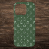 Groen kerstboompatroon Case-Mate iPhone case