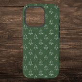 Groen kerstboompatroon Case-Mate iPhone case