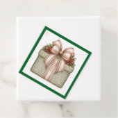 Groen Kerstcadeau Bedankjes Labels (In situ)