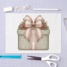 Groen Kerstcadeau Tissuepapier