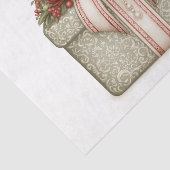 Groen Kerstcadeau Tissuepapier (Detail)
