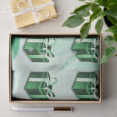 Groen kerstcadeaupapier tissuepapier (Geschenk)