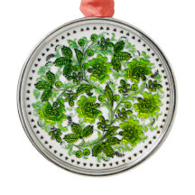 Groen kerstcadeautje met glazen design feestdag