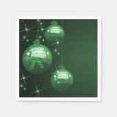 Groen kerstontwerp servet (Voorkant)