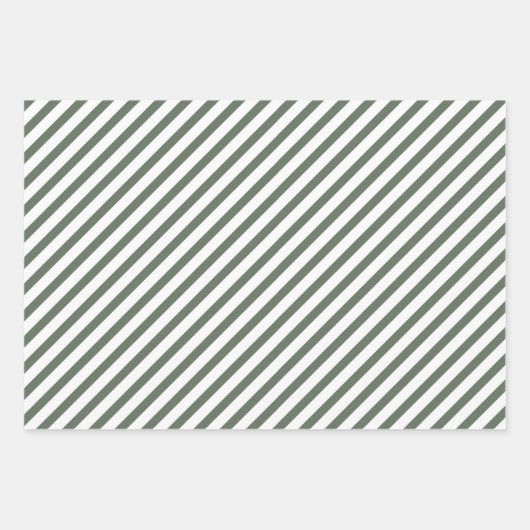 Groen kerstpapier voor de bosbouw inpakpapier vel (Voorkant 3)