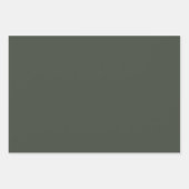 Groen kerstpapier voor de bosbouw inpakpapier vel (Voorkant)