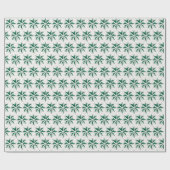 Groen kerstpapier voor kerstinpakken cadeaupapier (Vlak)