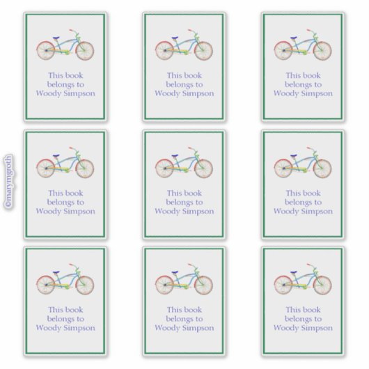 Groen keukenbord sticker (Voorkant)