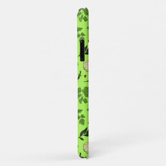 Groen keukenpakket tuinbouwmonogram Case-Mate iPhone case (Achterkant/rechts)