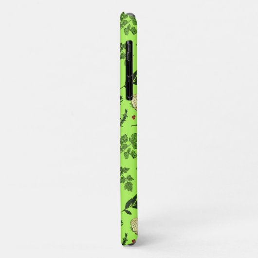 Groen keukenpakket tuinbouwmonogram Case-Mate iPhone case (Achterkant/links)