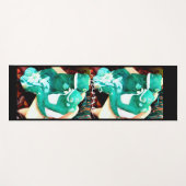 Groen kikkerstel Thunder_Cove Yogamat (Voorkant (horizontaal))