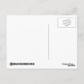 Groen kikkervisje Briefkaart. Briefkaart (Achterkant)