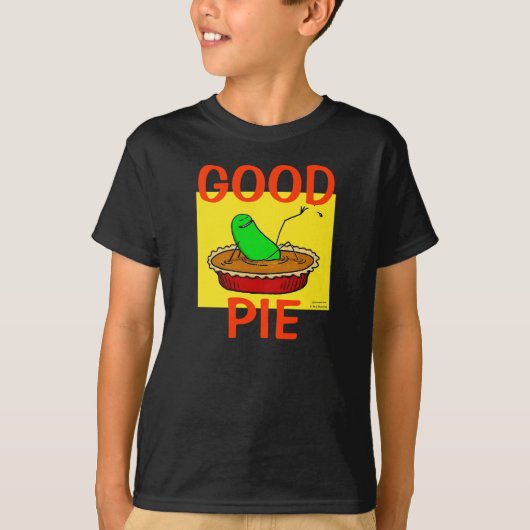 Groen Kind "Good Pie" Shirt (Voorkant)