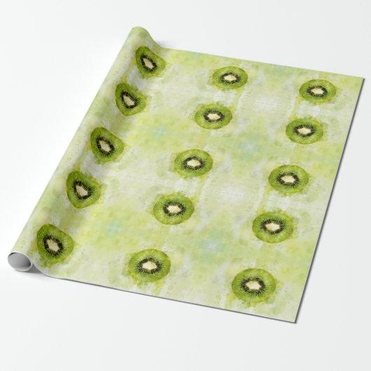 Groen Kiwi Inpakpapier (Uitgerold)