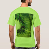 Groen Kiwi Stropdas Die Fun voor de zomer T-shirt (Achterkant)