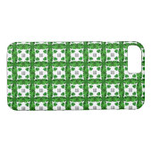 Groen klaverpatroon Case-Mate iPhone case (Achterkant (Horizontaal))