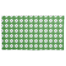 Groen klaverpatroon