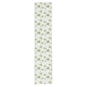 Groen Klaverpatroon • St. Patrick's Day Korte Tafelloper (Voorkant)