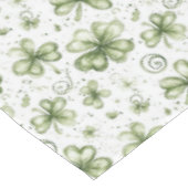 Groen Klaverpatroon • St. Patrick's Day Tafelkleed (Gekanteld)