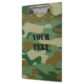 Groen klembord voor camouflage van het militaire l (Links)