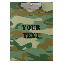 Groen klembord voor camouflage van het militaire l