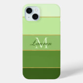 Groen kleurblok gepersonaliseerd Case-Mate iPhone case (Achterkant)