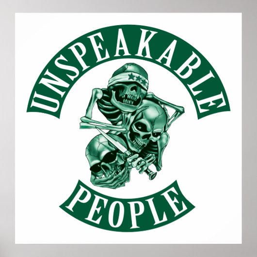 Groen kleuren poster omhoog (Voorkant)