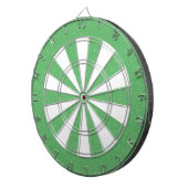 Groen kleurrijk karton voor retro dartbord (Voorkant Rechts)