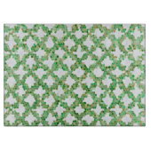 Groen kleurrijk patroon snijplank (Voorkant)