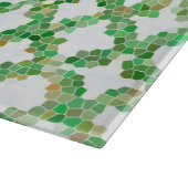 Groen kleurrijk patroon snijplank (Hoek)