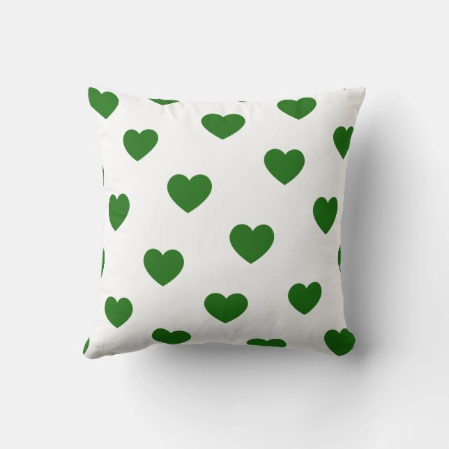 Groen Knus Schattig Trendy Modern Romantisch Chic  Kussen (Achterkant)