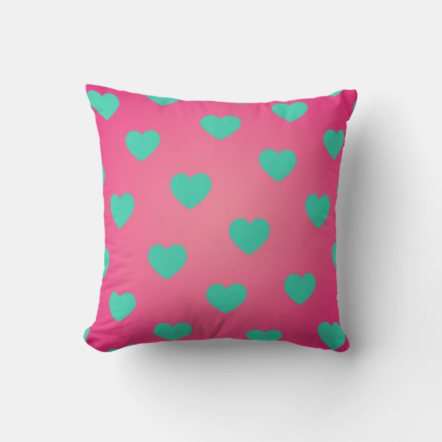 Groen Knus Schattig Trendy Modern Romantisch Chic  Kussen (Voorkant)