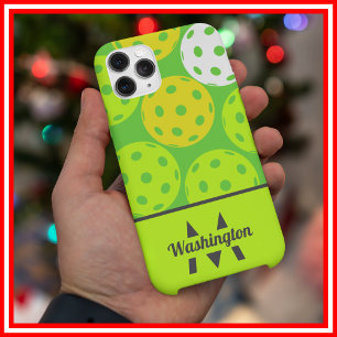 Groen Koel Modern Monogram Case-Mate iPhone 14 Hoesje